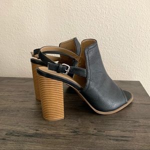 Route 66 Sling Back Open Toed Heels